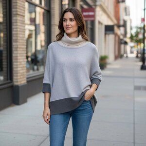 White House Black Market Cowl Neck Tunic Sweater